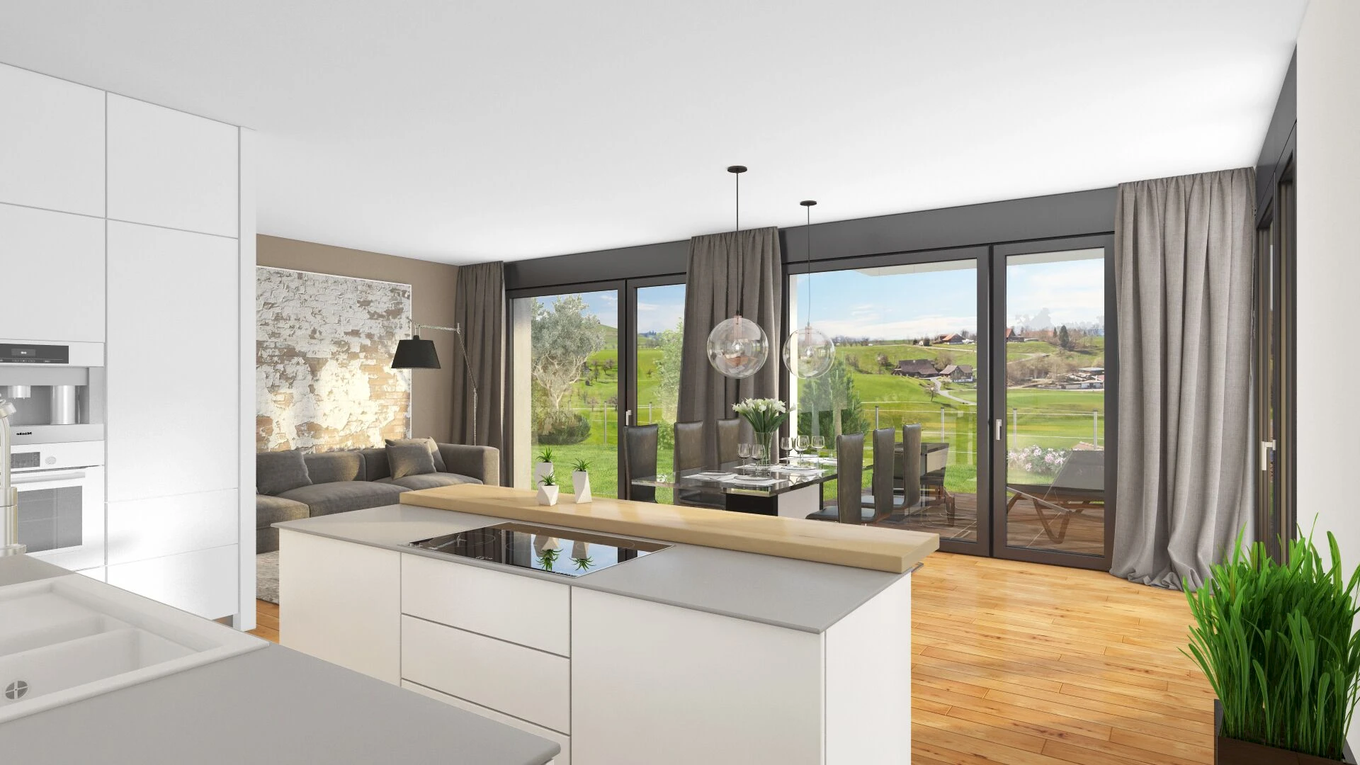 Neubau Eagle Peak - Moderne 4.5 Zimmerwohnung mit 181.2m2 Gesamtfläche