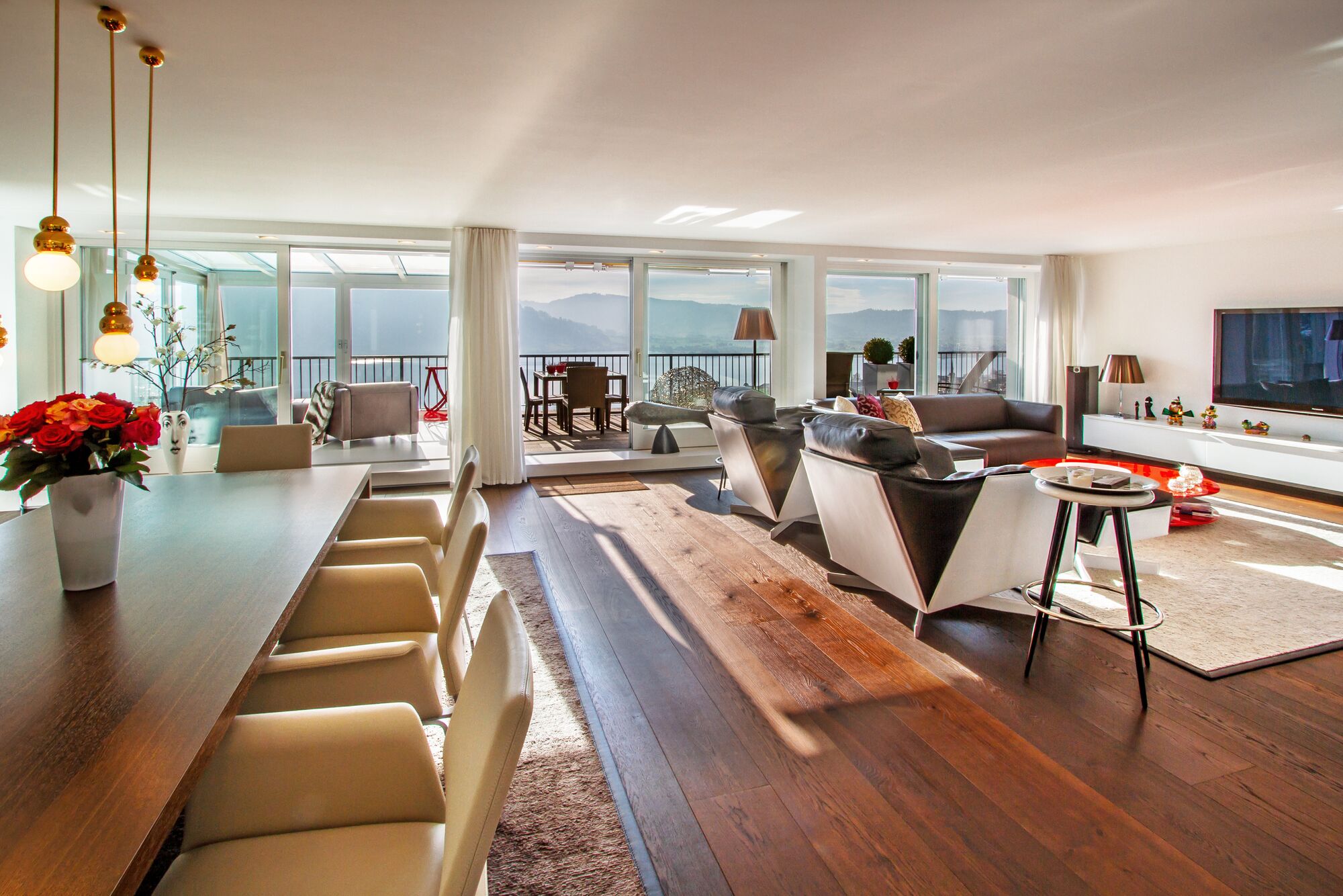 Modern 5.5 Room Terrace Apartment with Panoramic View