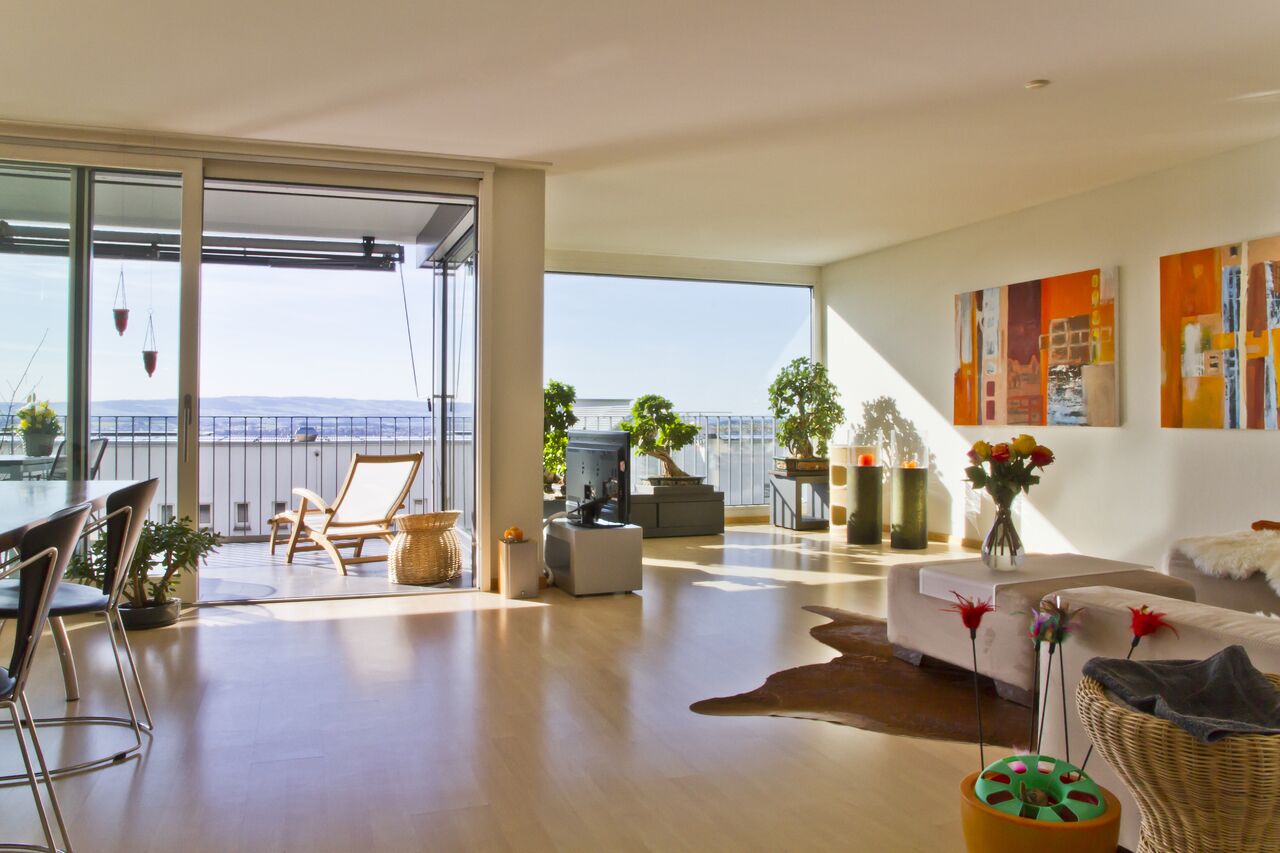 4.5 -Zimmer Maisonette-Wohnung mit Garten am Zugerberg